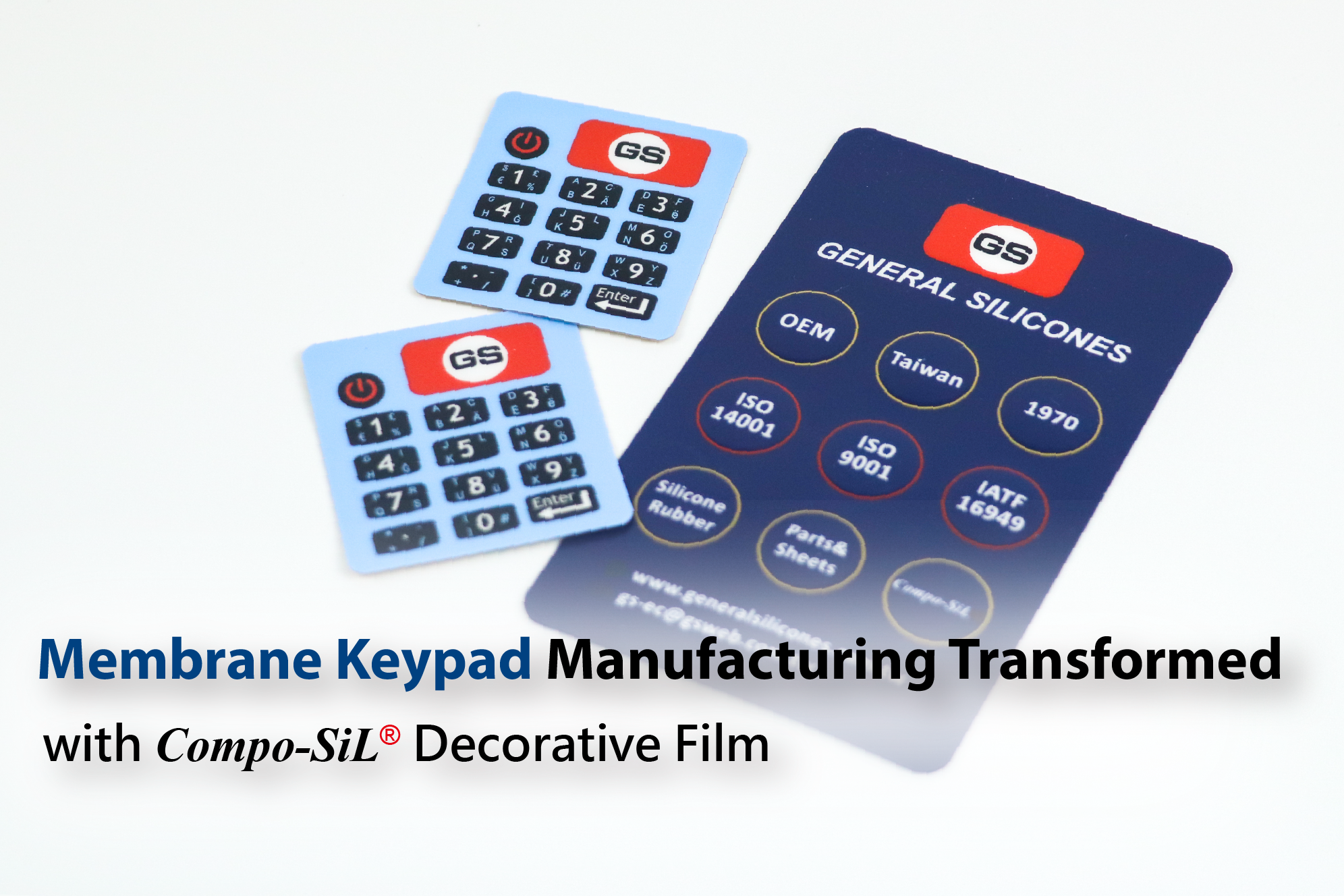 Membrane Keypad Manufacturing Transformed with Compo-SiL®  Decorative Film